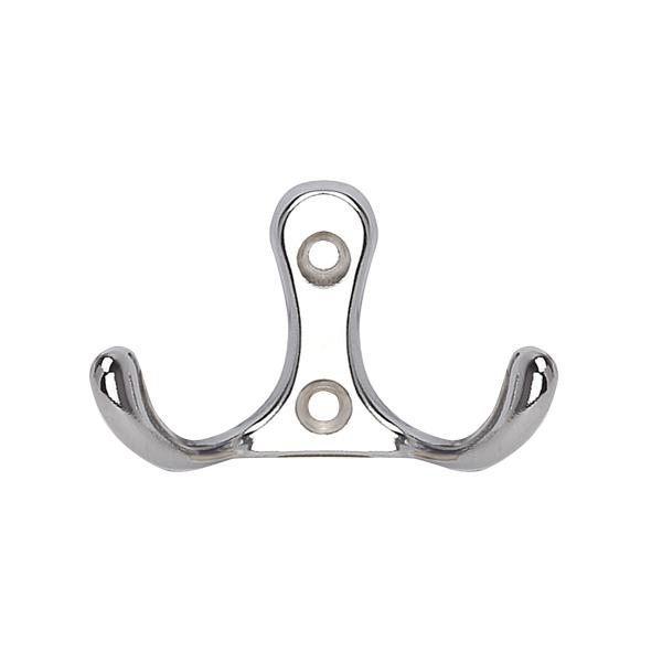 Крючок H5506, 2-х рожковый, хром 787021