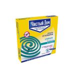 ЧИСТЫЙ ДОМ Спирали   от комаров 10шт.