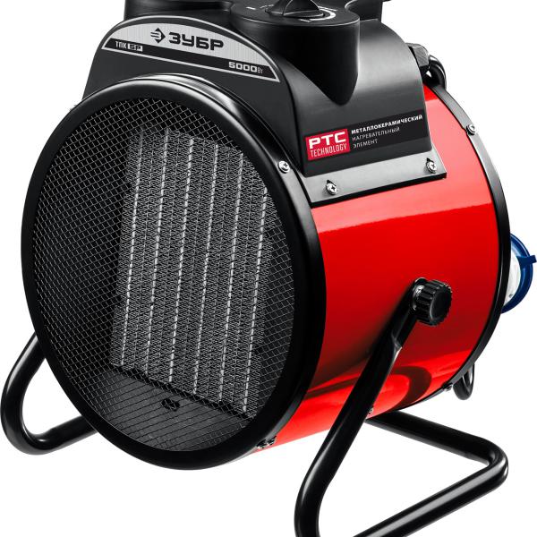 Электрическая тепловая пушка ЗУБР, 5 кВт, МКН ТПК-5Р