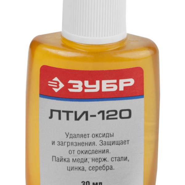Флюс ЛТИ-120 (классический активный флюс) , 30 мл ЗУБР 55480-030