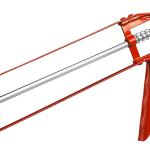 Пистолет для герметика MIRAX, скелетный ,310 мл 06656